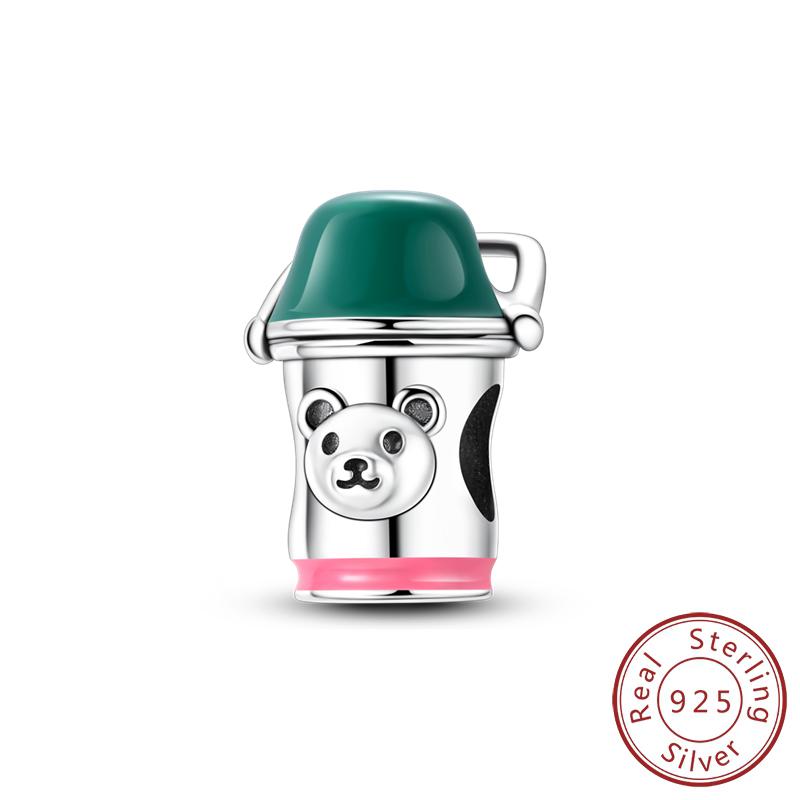 S Copper Charms Pendant Capybara Sausage Dog Animal Safety Chain Beads Fit Original Bracelet Women Jewelry