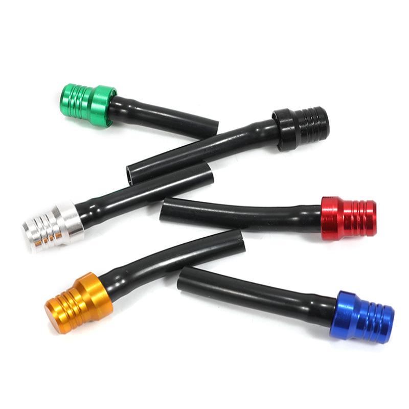 Motorcycle Gas Fuel Cap Single Way Valves Vent Breather Hoses Tubes for Motocross Quad Dirt Pit Bike Fuel Tank Breather Pipe