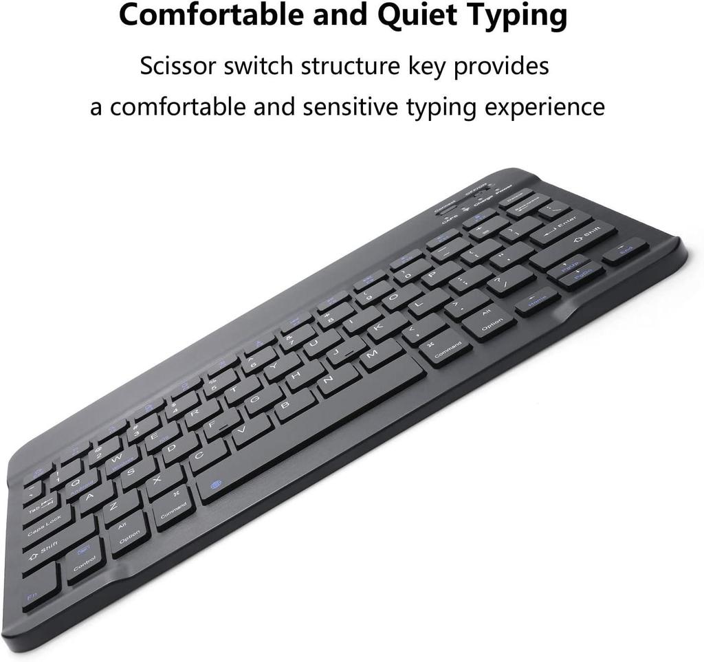Wireless Bluetooth Keyboard for iPad, Apple, Samsung, Huawei Tablets & Phones with Custom Logo Option