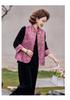 Women's New Embroidered Chinese-Style Velvet Vest with Frog Button - Two-Piece Spring Set