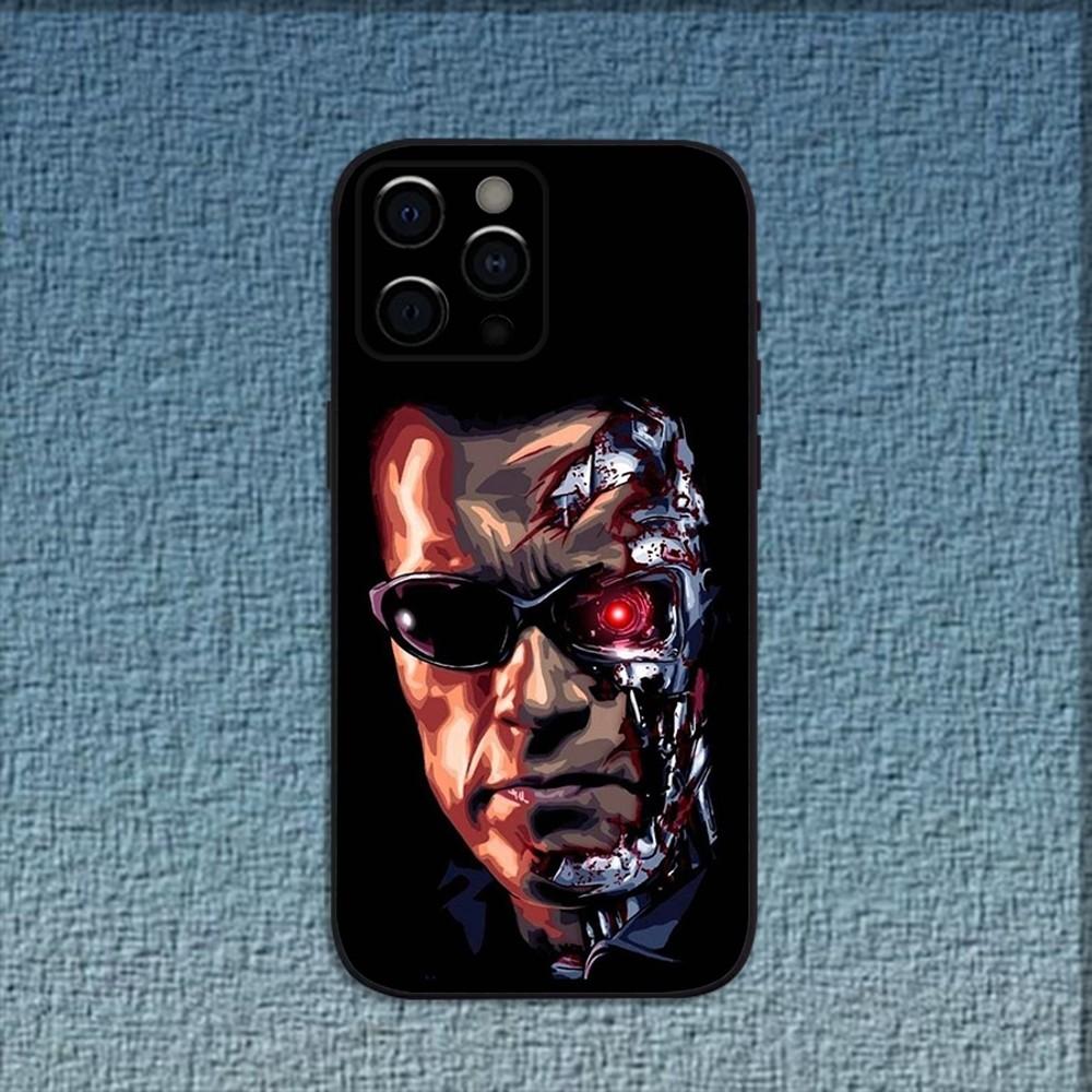

Movie The T-Terminator-s Phone Case For iPhone 16,15,14,13,12,11,Pro,X,XS,Max,XR,Plus,Mini Soft Black Cover iPhone16