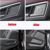 For VW Volkswagen Atlas Teramont 2017- Interior Speaker Cover 4 Door Loudspeaker sound Pad Trim door handle bowl cover