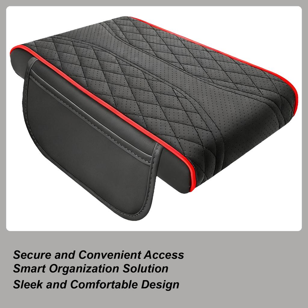Auto Armrest Covers Breathable Soft Pad Auto Center Console Organizer For Automotive Interior Vehicle For Daily Commuting