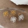 Elegant Metal Firework Stud Earrings for Women - Unique, Trendy & Versatile Fashion Jewelry
