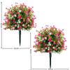 1Pcs Indoor Outdoor Eucalyptus Camellia Flower High Resistance to Fading for Long-term Use