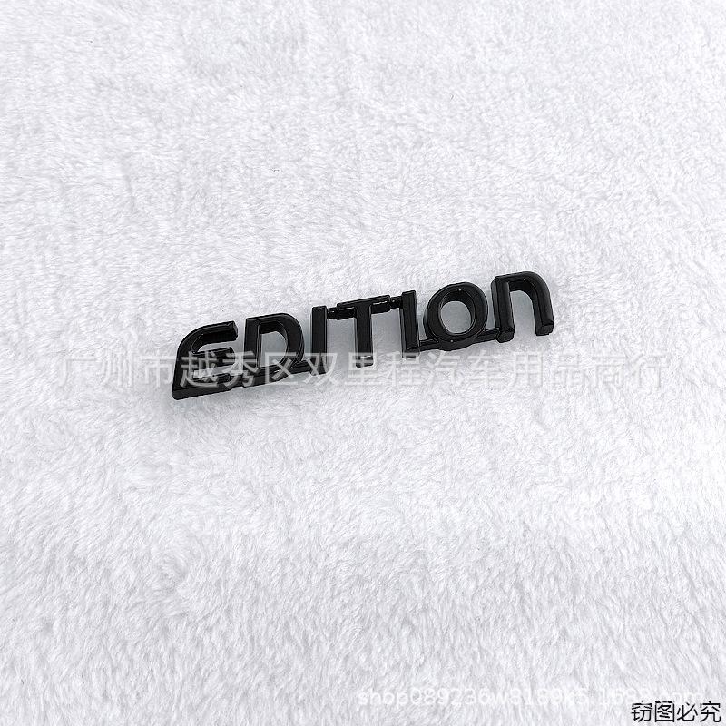 PLATINUM EDITION Rear Emblem Fit Sequoia Tundra 4Runner Modified Car Badge Sticker