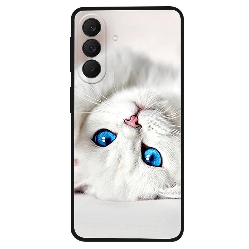 For Samsung Galaxy A57 A37 5G Case Bumper Starry Sky Soft Silicone TPU Back Cover for Samsung A37 A57 Phone Case Cute Cat Cover