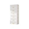 Foldable Five-Drawer Multi-Layer Storage Cabinet for Home, Bedroom, or Kitchen