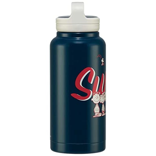 Skater Thermal/Cold Stainless Steel Mug Bottle 1000ml with Screw Handle Snoopy STSC10-A