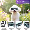Dog Sunglasses Small Breed Dog Goggles for Small Dogs Windproof Anti-UV Glasses for Dogs Outdoor Eye Protection