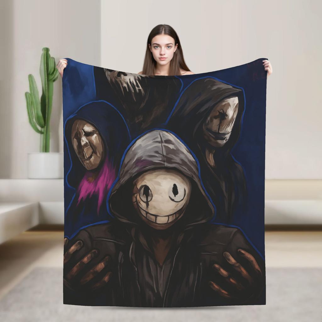 DBD Deads by Daylights  Blanket  Super Warm Street Trend Plush Throw Blanket For Girls Boys Home Decor Flannel Bedspread Cover