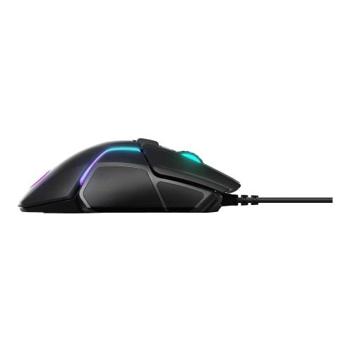 SteelSeries Gaming Mouse Wired Dual Sensor Weight/Center of Gravity Customization Function Equipped with 32-bit ARM Processor Rival 600 62446