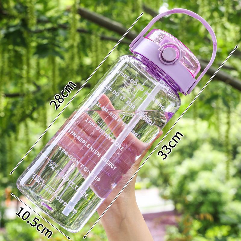 Water cup, straw, water glass, light luxury, high-end summer for male and female students, high-value water cup