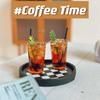 Doll House Accessories Miniature Internet Celebrity Ice American Latte Café Toy Decoration Model
