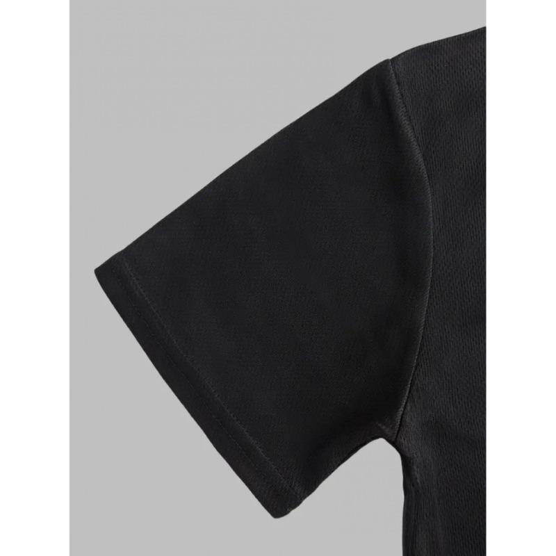 Taglie Europee Maglietta Casual da Uomo, Top Sportivo Elegante a Maniche Corte Traspirante
