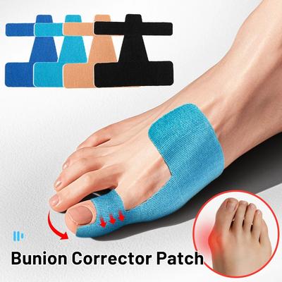 10Pc Bunion Corrector Tape Toe Separator Hallux Valgus Orthosis Big Toe Pain Relief Sports Protective Straightener