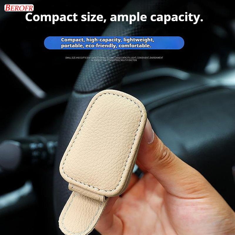 1PC Car Sun Visor Glasses Clips Interior Eyeglasses Storage Holder Compact Storage For HONDA CRV Accord Civic Fit Odyssey