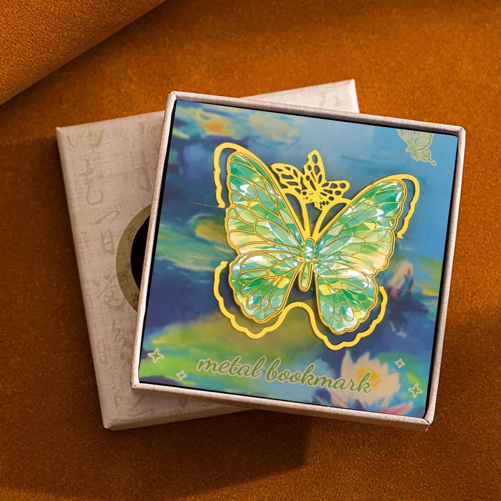 Vintage Butterfly Metal Bookmark: Creative and Elegant Back-to-School Souvenir