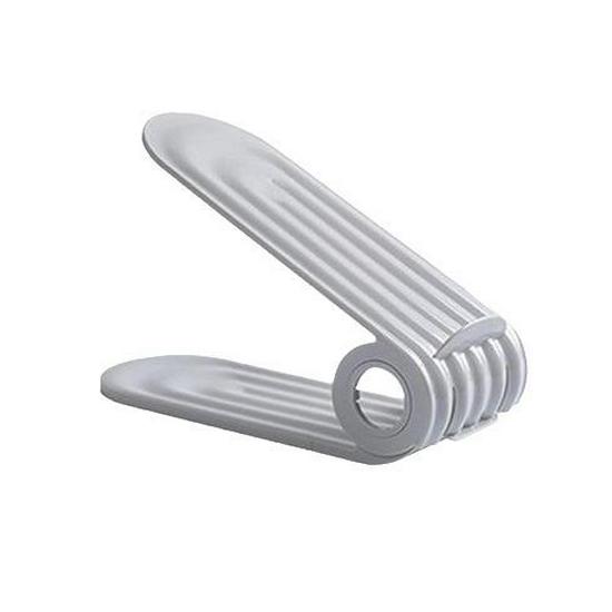 Adjustable Foldable Double-Layer Shoe Organizer: Space-Saving Multi-Tier Shoe Rack