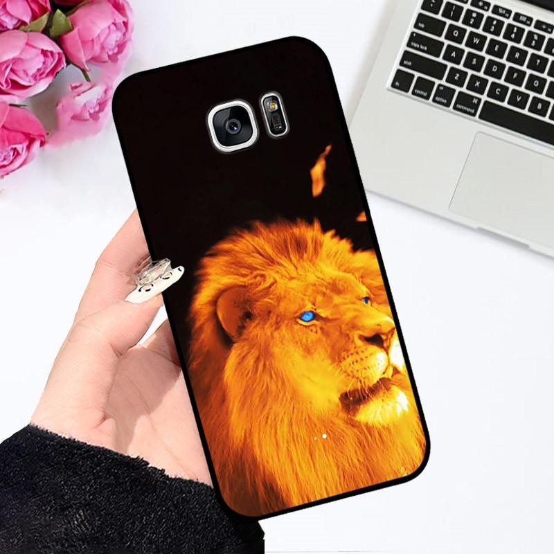 For Samsung Galaxy S7 Edge Silicone Case Astronaut Cute Soft TPU Phone Cover For Samsung Galaxy S6 S7 S 7 Edge Back Cover Bumper