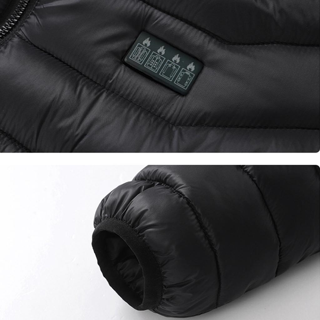 Men's  Four  Constant Temperature  Intelligent  Fever  Hooded Hood  Cotton-padded Jacket  Coat