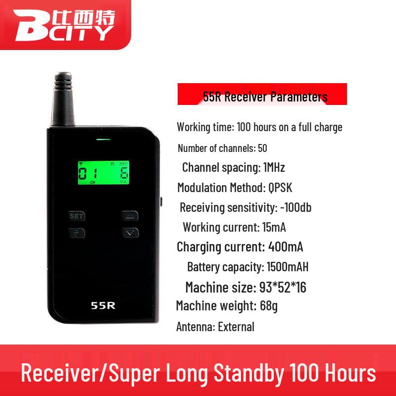 16G Wireless Tour Guide Device: One-to-Many Interpreter & Recorder with All-in-One Storage for Museums