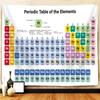 Tapiserie Tabelul Periodic al Elementelor Artă de Perete Suspendată, Științific Educațional Știință Chimie Tapiserie Decor de Perete pentru Sală de Clasă