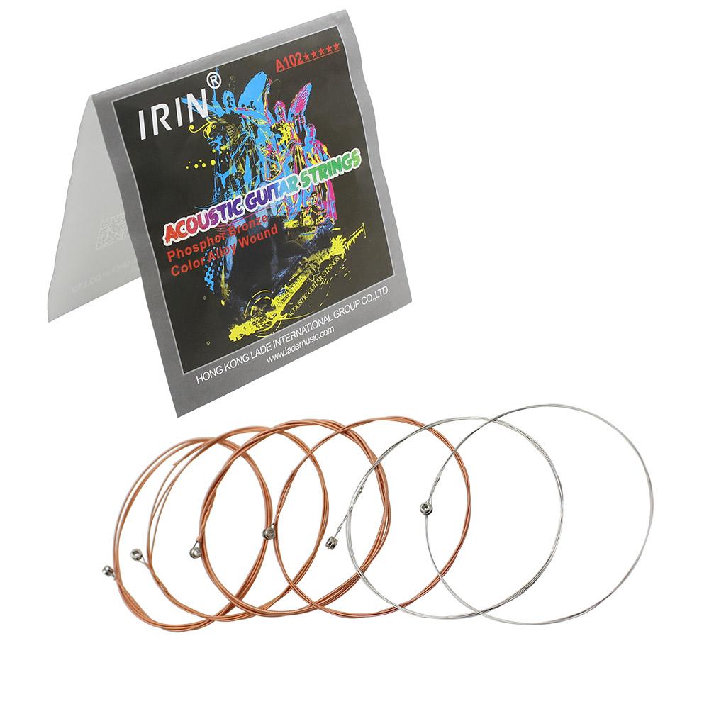 M MBAT Acoustic Folk Guitar Strings Set Phosphor Bronze Alloy Stainless Steel Wire Strings Acoustic Folk Guitar Accessories