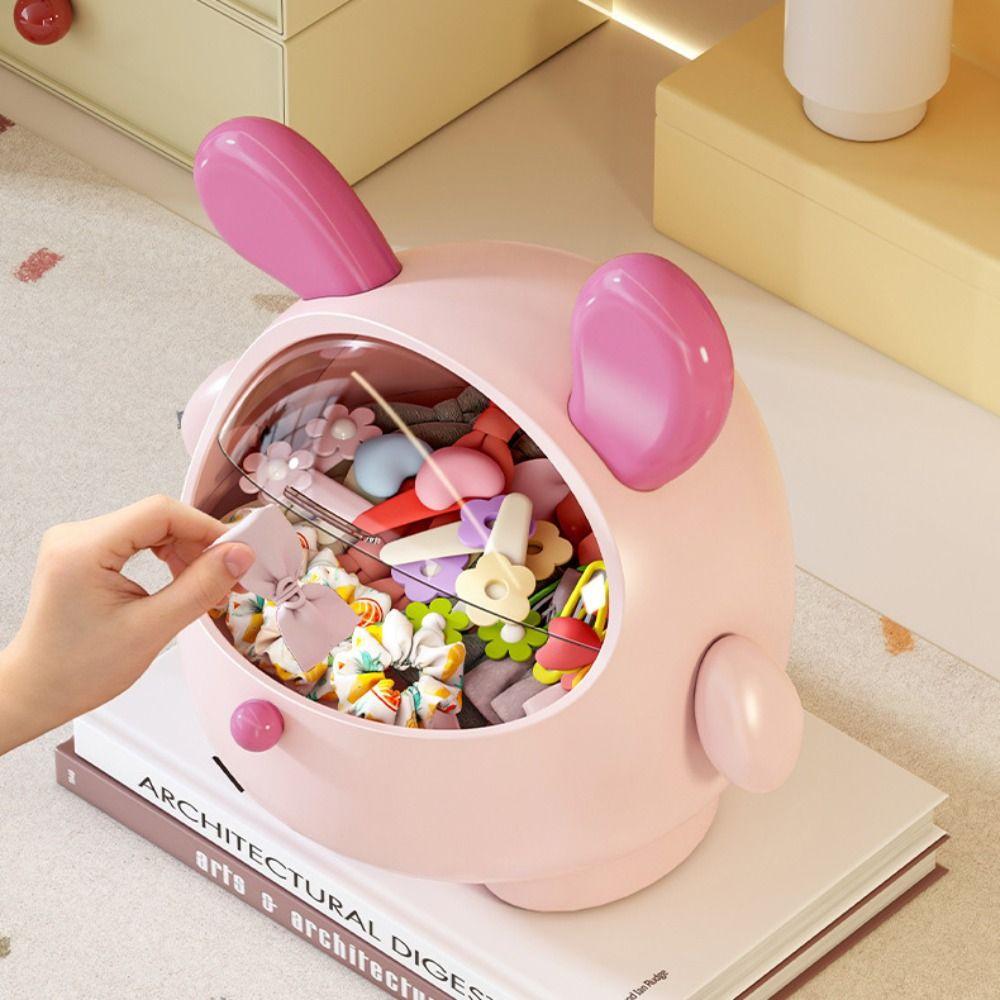 High-capacity Desk Organizer Bin Multifunctional Stationary Storage Cute Desktop Storage Box