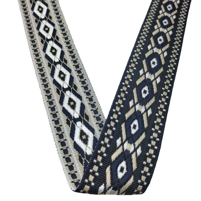 5cmx1Yard Ribbon Luxury Colorful Diamond Pattern Curtain Decor Sewing Accessories Multi-Function Multiple Colors