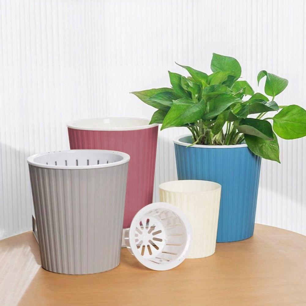 Garden Accessories Hydroponic Flower Pots Plastic Plant Fleshy Flower Pot Gifts Lazy Flower Pot
