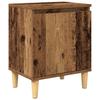 Nightstand Reclaimed Wood 40 X 30 X 50 Cm Engineered Wood