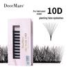 DeceMars 10D Ultra-Soft Dense Pre-Made Grafting Eyelashes 0.07 – No Root Separation, Professional Quality.