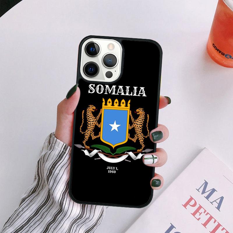 Somali Somalia National Flag Phone Case For iPhone 17 Air 16 15 14 13 12 11 Pro Max Plus Max Cover Shell coque