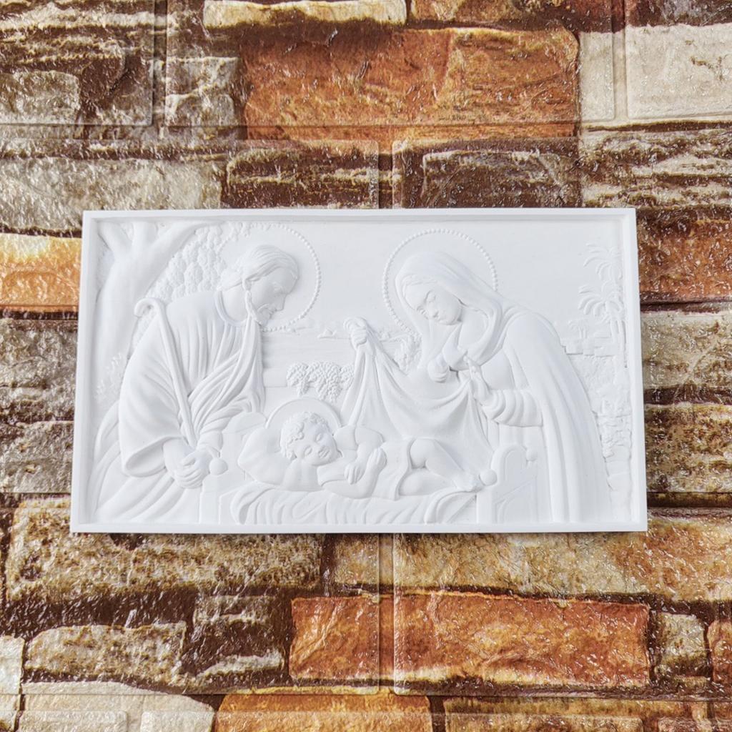 Konstnärlig Silikonform Kreativa Väggdekorer Formar för Att Göra Familjemönster Hartsdekorer för Hem- eller Kontorsdekorationer