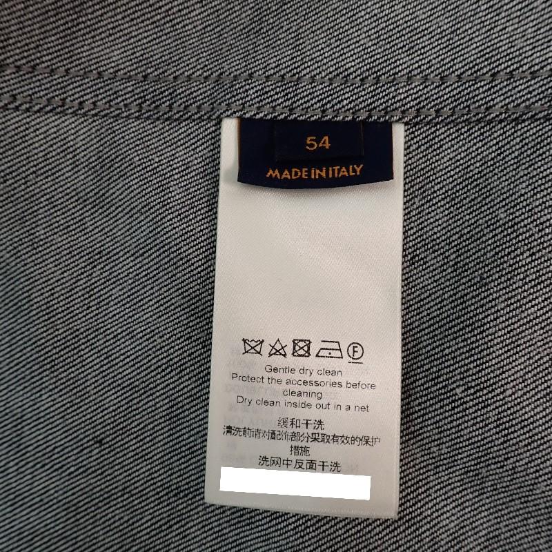 LOUIS VUITTON  54 Denim Jacket blue/Indigo cotton/Polyurethane mens
