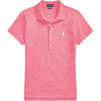 Polo Logo Brodé Coupe Droite Manches Courtes Polo Coupe Ajustée Hauts Femme 211870237-043