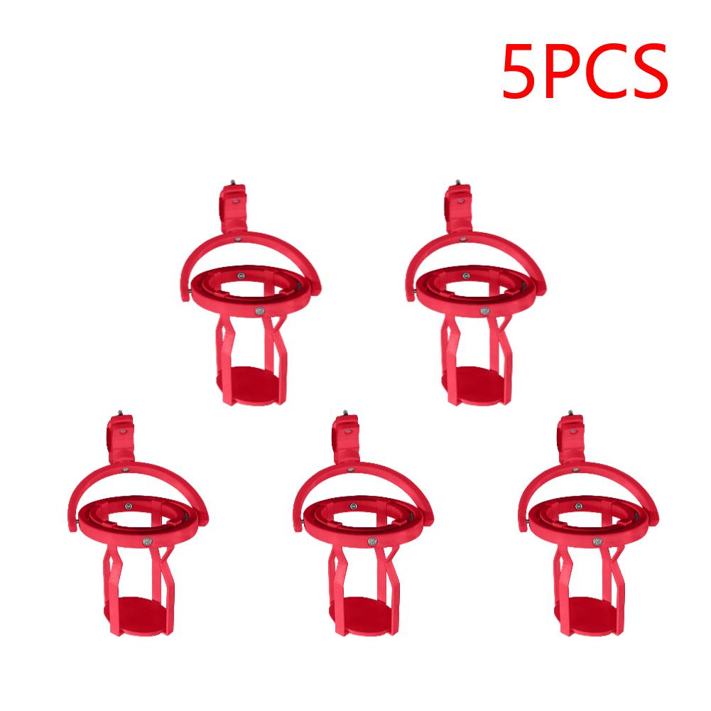 1-5PCS Gyroscopic Cup Holder Self Leveling Cup Holder Clamp Adjustable Clip On Hanging Cup Holder for Bicycles Electric Scooters