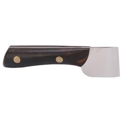 Leather Skiving Knife Flat Mouth Blade Incisive Leather Cutting Knife with Ergonomic Handle for DIY