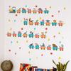 Alphabet Animals Train Early Education Wall Stickers For Kids Room Decoration