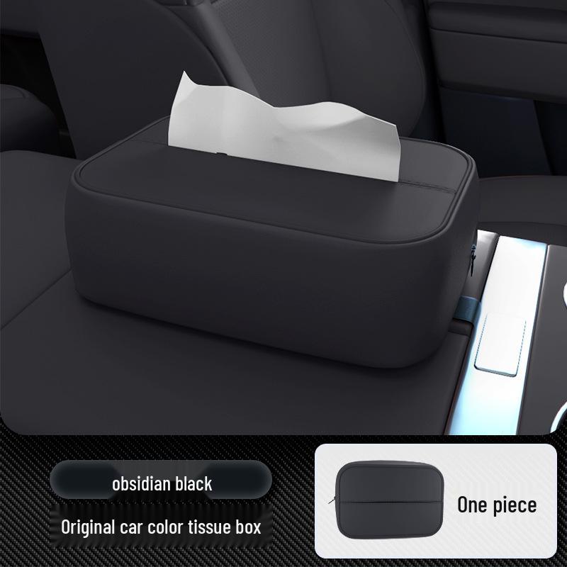 E5 PLUS Blue Electric Car Tissue Box: Model 26 Seat Backrest Hanging Bag Accessory.