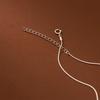 Women Minimalist Freshwater Pearl Pendant Necklace Gold Plated Brass Snake Chain Choker Jewelry