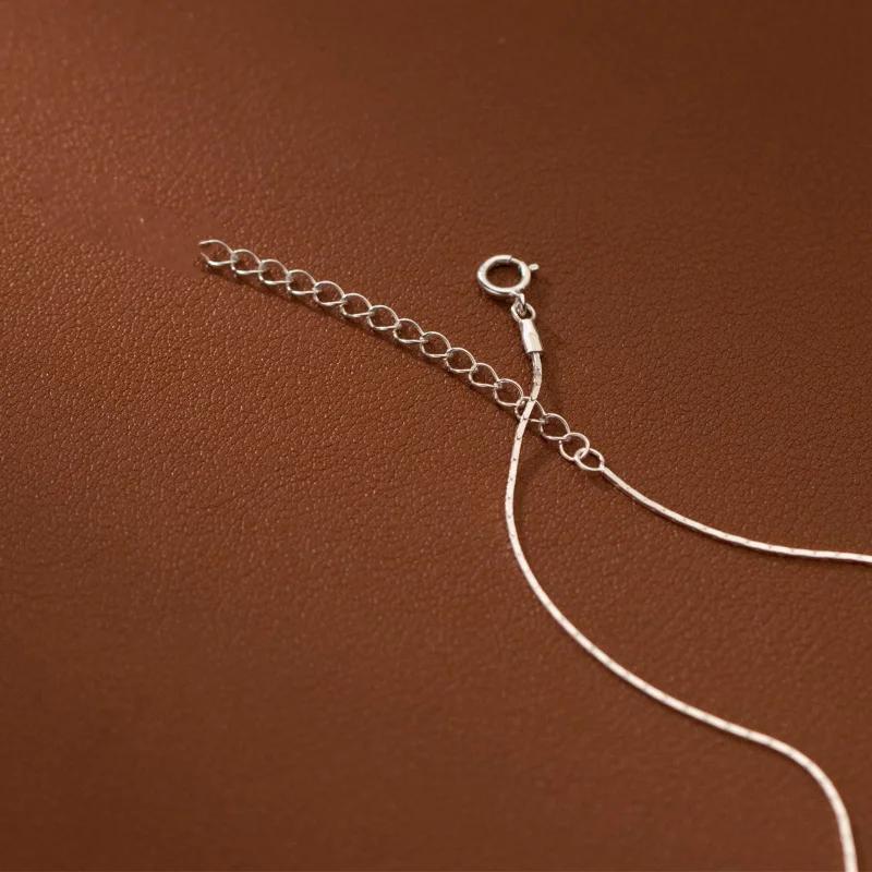 Women Minimalist Freshwater Pearl Pendant Necklace Gold Plated Brass Snake Chain Choker Jewelry