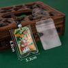 ChasCoCo Rubber Strap Cover, Amulet Case, Amulet Bag, Amulet Cover, 5.3 x 6.8cm, Set of 10, Transparent, Amulet Case, Amulet Case, Keychain, Stain
