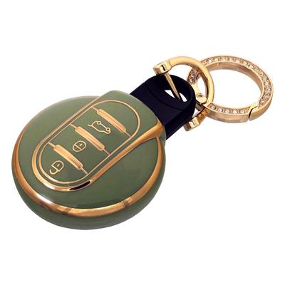 SKYBELL Key Case, Mini Cooper, Key Cover, For BMW MINI F54 F55 F56 F57 F60 Accessories, Smart Key, Skybell, Green