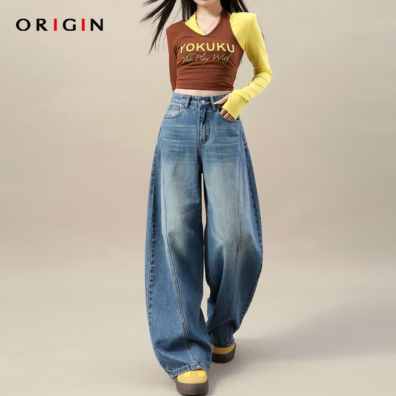ORIGIN Women s High-Waist Scimitar Jeans M