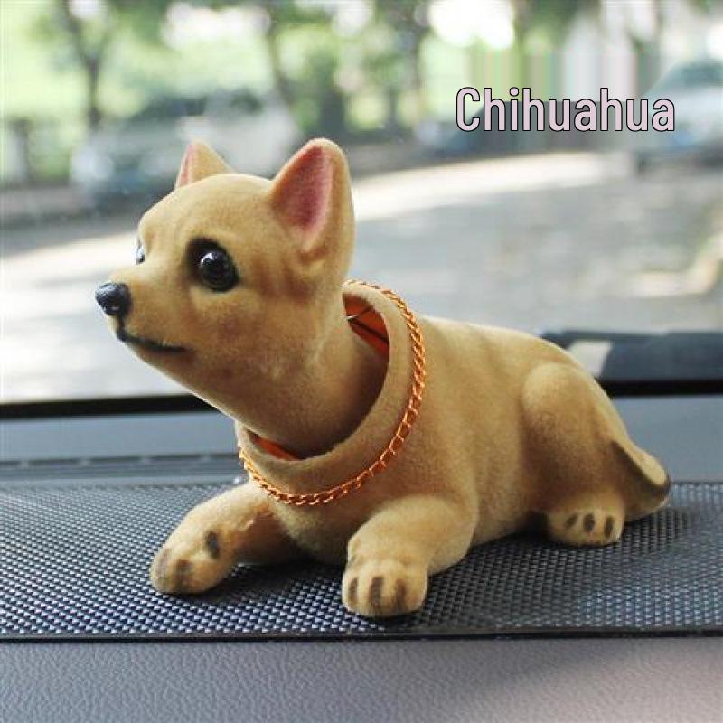 

Cute Cartoon Dog Bobblehead Ornament for Car Interior Decoration