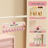 Adjustable Baby & Kids Clothes Rack with Trouser Clips and Small Hangers