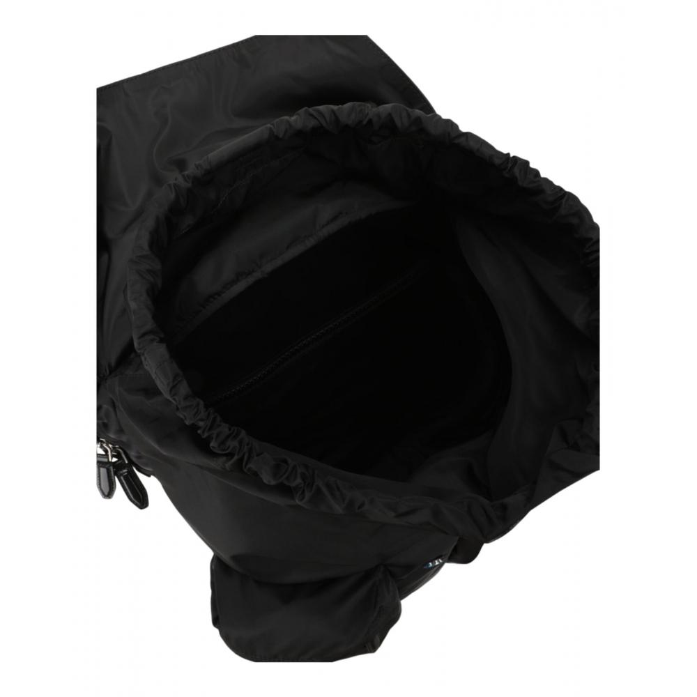 Salvatore Ferragamo Nylon Gancini Technical Backpack Black