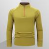 Men S Quick Dry Half Zip Long Sleeve Stand Collar Sports T Shirt